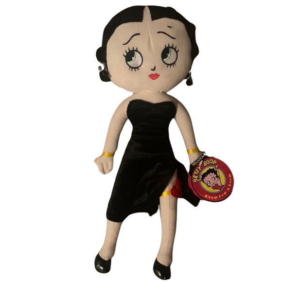 NWT Betty Boop Classic Doll with Heart Corsage on Leg - Picture 2 of 5